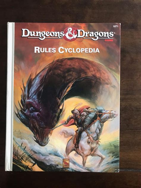 Dungeons and Dragons Roles Cyclopedia (1991) - Etsy