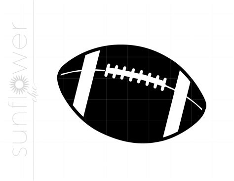 Football Outline Clipart Black And White at Austin Castellano blog