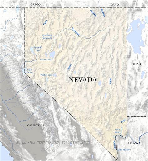 Great Basin Physical Map