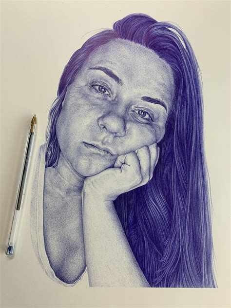 Self portrait : r/drawing