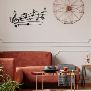 Blind Shop Metal Music Notes Wall Art Music Theme Note Decor Price in ...