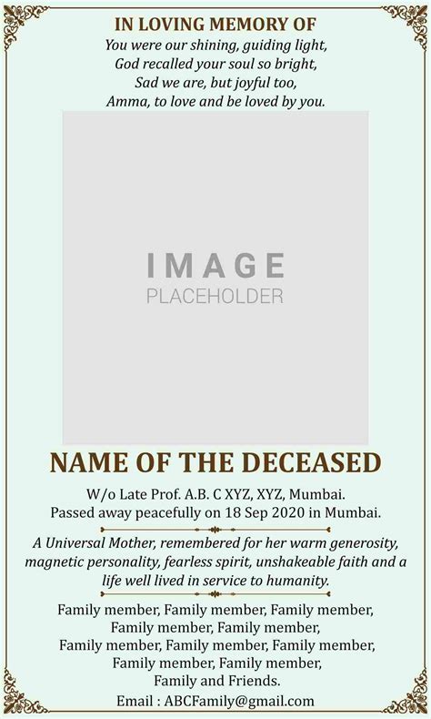 Book Obituary Display & Classified Ads in Newspaper | The Times of India