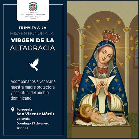 Misa en honor de nuestra amada Virgen de la Altagracia - Consulado de ...