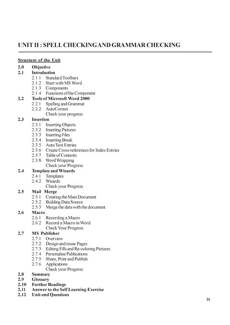 Spell Checking AND Grammar Checking - Unit-II Spell Checking and ...