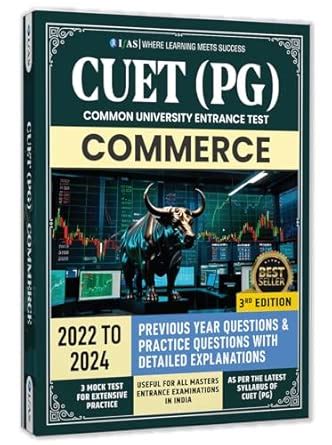 CUET PG Commerce Book | Previous Year Solved Papers with Practice ...
