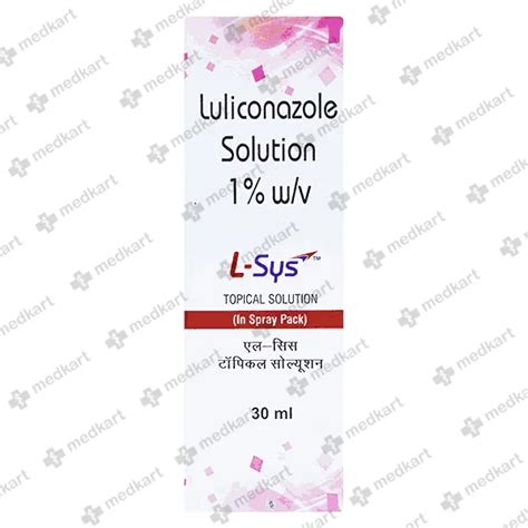L SYS 30 ML LOTION 30 ML : View Price, Combination and Alternatives ...