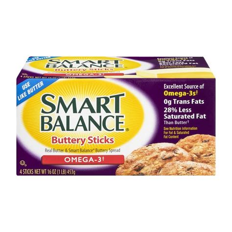 Smart Balance Buttery Sticks Omega 3 - 4 CT (4 sticks) Delivery or ...