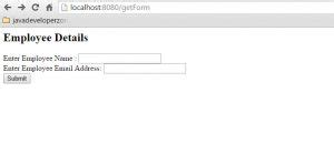 Spring Boot Form 的图像结果