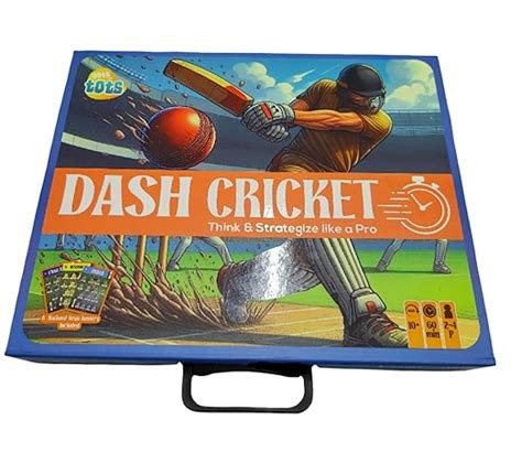 Dash Cricket: Cricket Board Game. Fast paced Family Game for Strategic ...