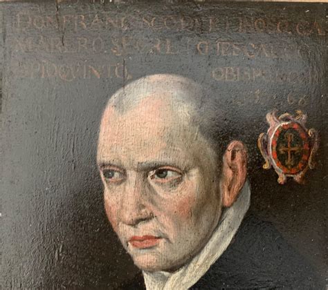 Unknown - Spanish school. Secretary of Pope Pius V, abbot of Husillos ...