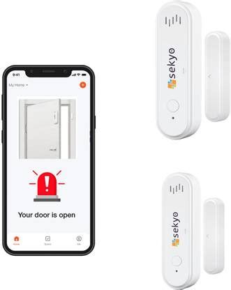 Sekyo WiFi Smart Door Sensor Alarm for Home | Real-time Phone Alert ...