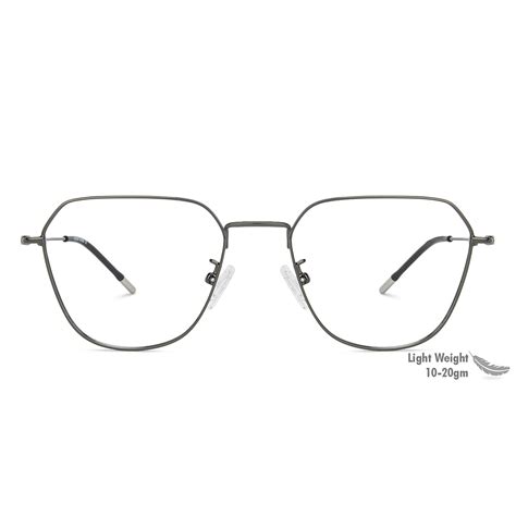 Buy Gunmetal Black Full Rim Geometric Vincent Chase SG Essentials VC ...