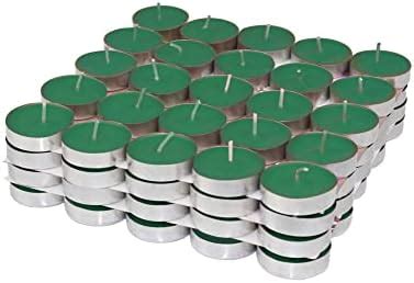 Shraddha Creation Wax Green Tealight Candles, Plain Tea Lights Candles ...
