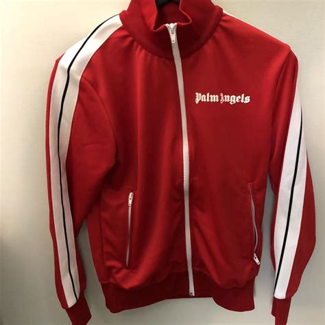 Red Palm Angel Jacket - Depop