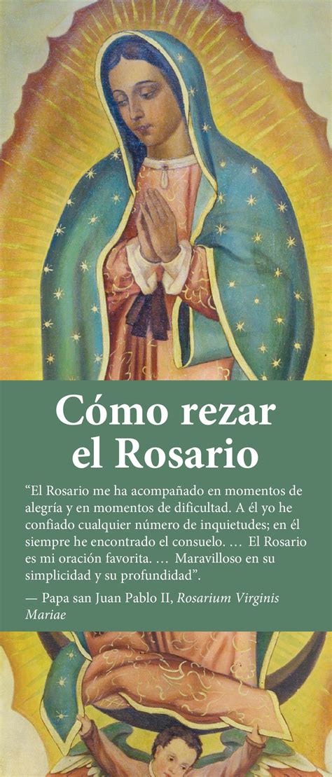 How To Pray The Rosary, Spanish Pamphlet