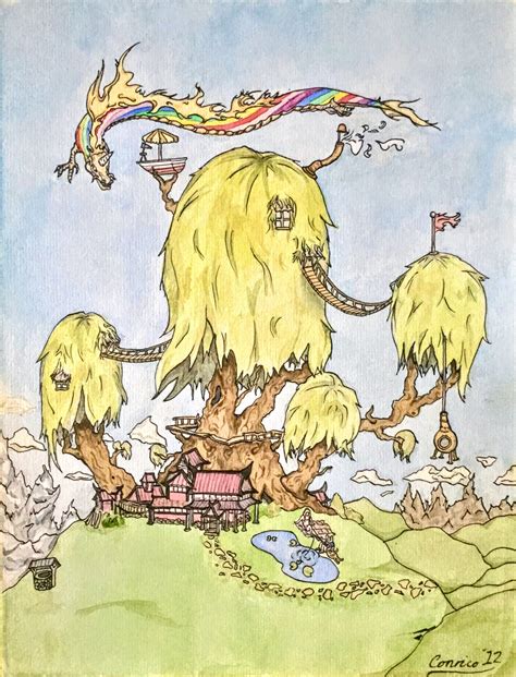 Image result for Adventure Time Tree House Drawing
