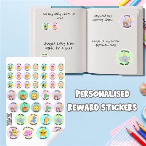Personalised Rewards Stickers – Bibliophiles