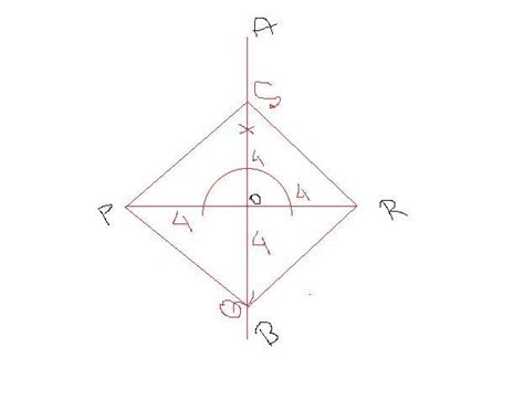 construct a square in which diagonal is 8 cm with the help of a ruler ...