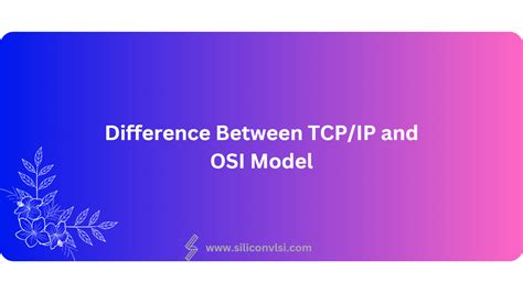OSI Model vs TCP IP Model 的图像结果