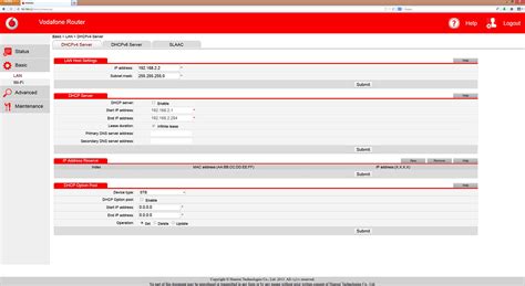 Image result for Vodafone Router IP