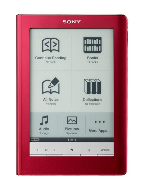 Image result for Sony eBook-Reader Red