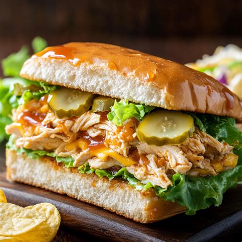 Sándwich de Pollo Desmenuzado Receta - Chef Goya | Ricetta