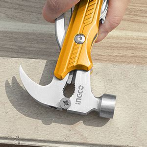INGCO Multipurpose Tool Kit, 12 in 1 Multitool, Multi-Function Hammer ...