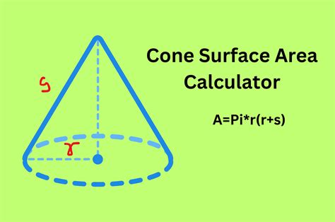 Cone Calculator Lateral Area at Patrick Purcell blog