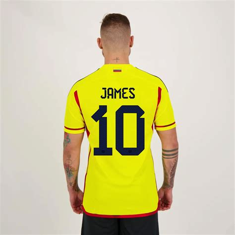 Adidas Colombia Home 2022 10 James Jersey
