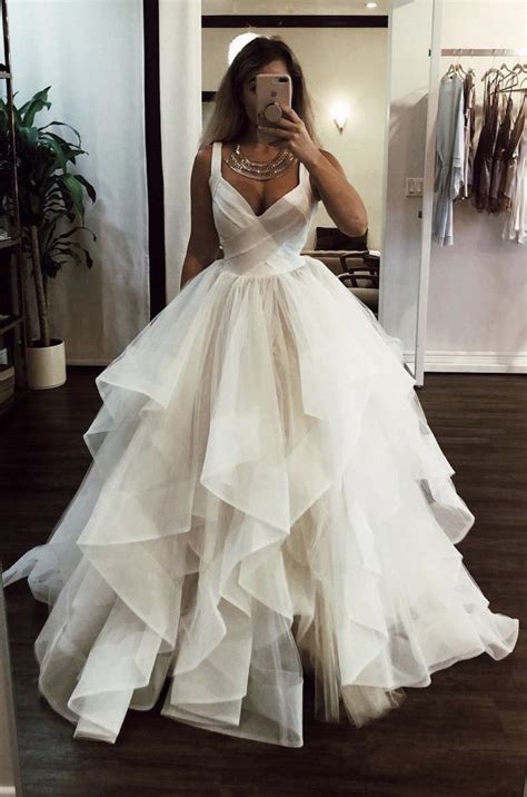 White Floor Length Wedding Dresses, Elegant White Prom Gowns, Evening ...
