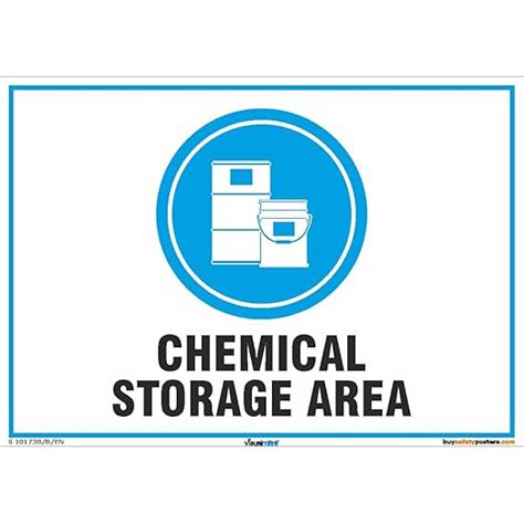 buysafetyposters.com -Chemical Storage Area Signs - Chemical Safety ...
