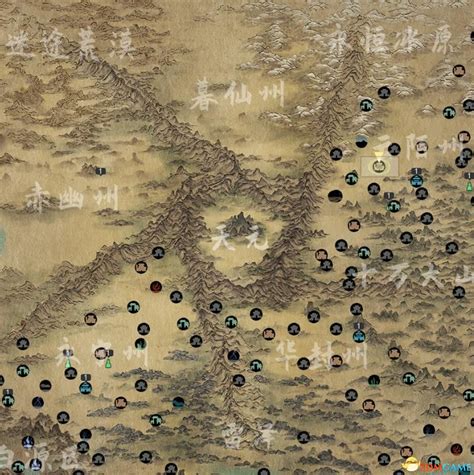 鬼谷八荒地图资料大全 全景地图分享-街机中国