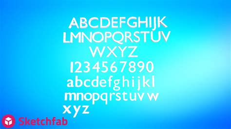 Image result for Script Letters Alphabet 3D