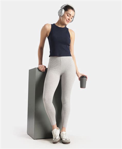 Buy Super Combed Cotton Elastane Stretch Leggings with Ultrasoft ...