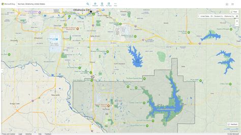Norman, Oklahoma Map