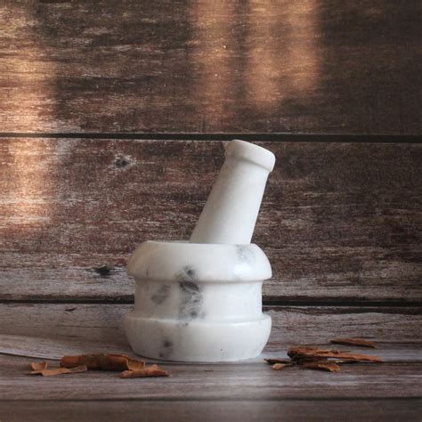Mini Concentric Mortar and Pestle | Byora Homes | White | White Indian ...