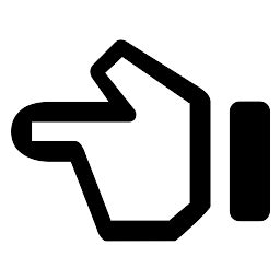 Left Hand Icon 的图像结果