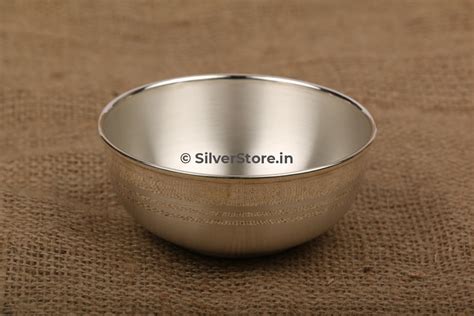 Buy Silver Bowl with 990 Bis Hallmark Online at Lowest price ...
