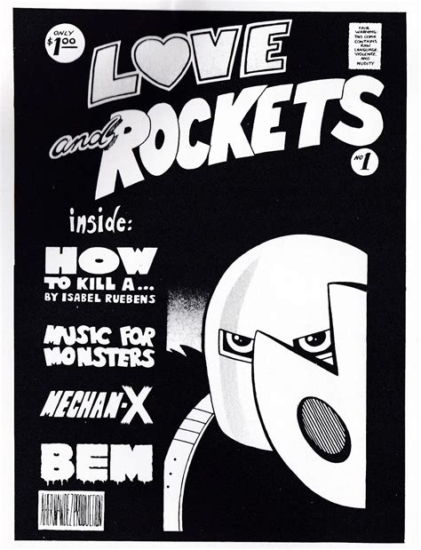 Love and rockets, Comic book heroes, Comics love