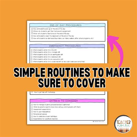 Image result for Classroom Procedure Checklist