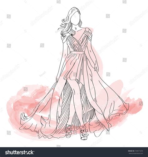 Image result for Runway Model Drawing