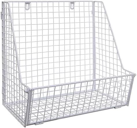 INDIAN DECOR 28002 Modern White Metal Wire Wall Mounted Hanging Towel ...