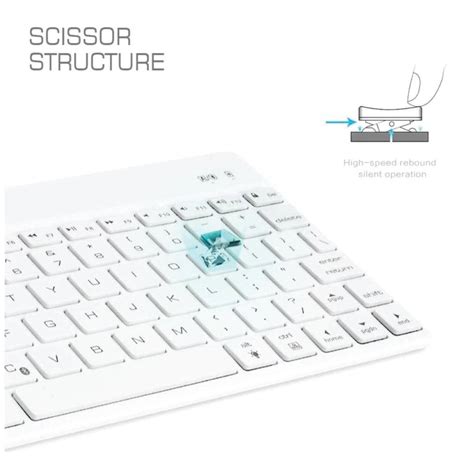 TECPHILE F3S Wireless Keyboard with 7 Color Backlit | Concept Kart