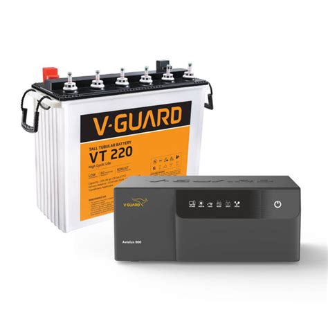 V-Guard Industries Limited V-Guard Inverter & Battery Combo (Aviolux ...