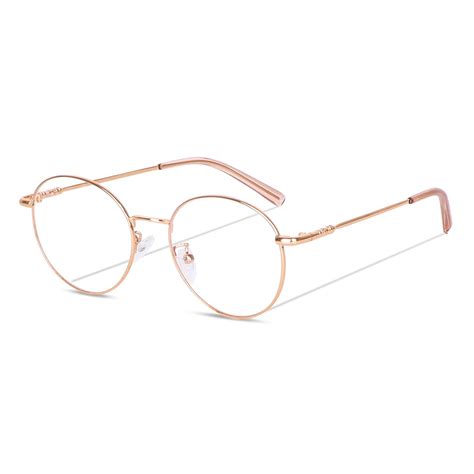 Buy VILEN RAY Unisex Round Full Rim Blue Light Blocking Blue Cut ...