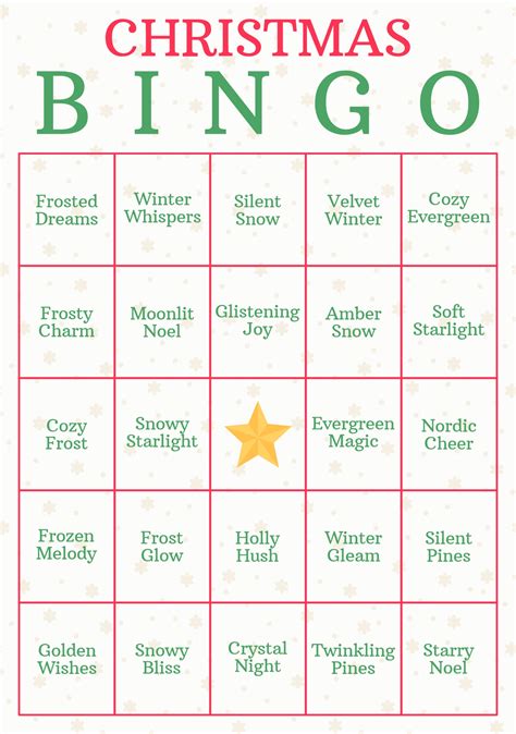 Christmas Bingo - 15 Free PDF Printables | Printablee