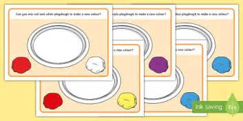 Mixing Colours Modelling Dough Mats (teacher made) - Twinkl