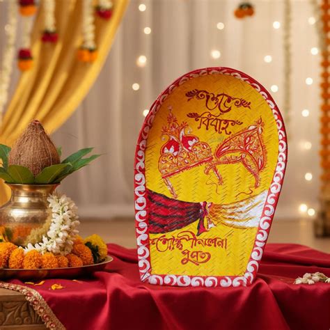 Bandhan Baari Kulo – Hand-Painted Bengali Wedding Art – Karukarjo