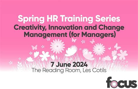 Spring HR Training - Creativity, Innovation and Change Management, Les ...