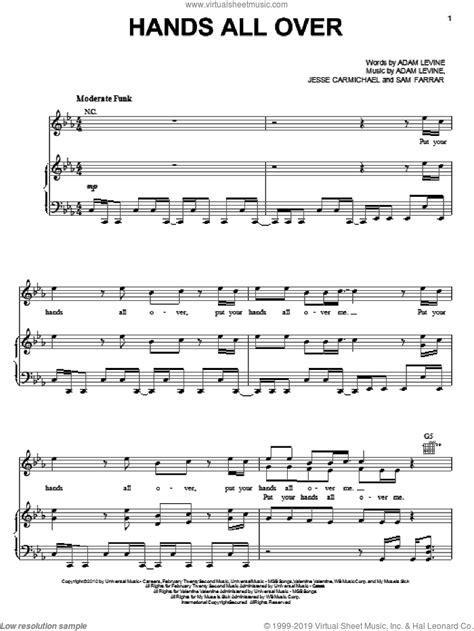 Hand Over Hand Sheet Music 的图像结果